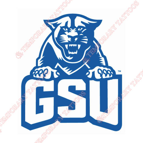 Georgia State Panthers Customize Temporary Tattoos Stickers NO.4482
